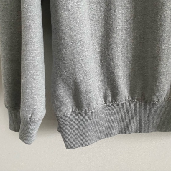bdg Crew Neck Grey Purple Colour Block Casual Baggy Sweater - Picture 9 of 15